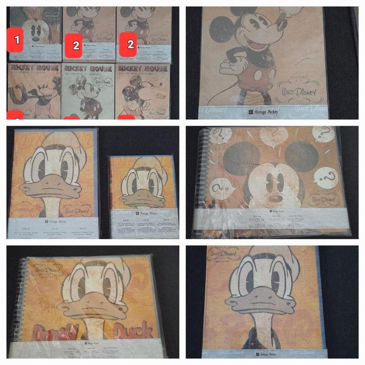 Disney fotoalbum + notitieboeken Donald Duck Mickey Mouse, Verzamelen, Disney, Nieuw, Overige typen, Mickey Mouse, Ophalen of Verzenden