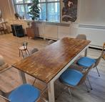 4x Brocante Hongaarse Eettafel / Werktafel - 180 x 75, Ophalen, Gebruikt, Rechthoekig, Hout