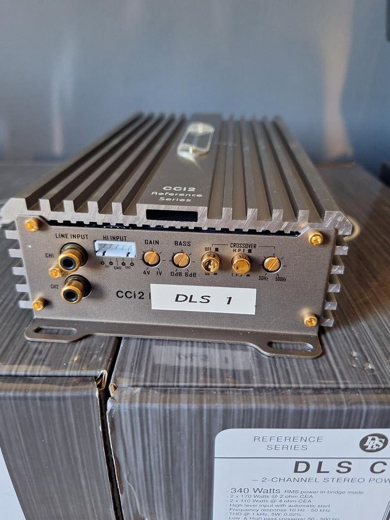 3x DLS CCi2 Reference Series 2-kanaals versterker NIEUW, Ophalen, Nieuw