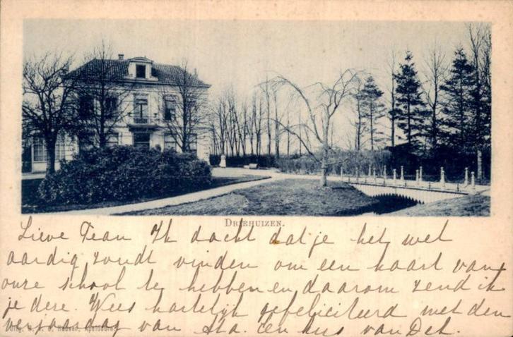 Driehuizen, Verzamelen, Ansichtkaarten | Nederland, Ongelopen, Noord-Holland, Voor 1920, Ophalen of Verzenden
