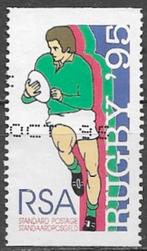 ZUID-AFRIKA Stand.Postage zegel World Cup Rugby 1995, Verzenden, Gestempeld, Sport