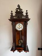 Antieke Pendule Klok met Paard, Antiek en Kunst, Antiek | Klokken, Ophalen of Verzenden