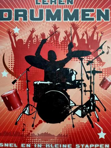 Leren Drummen - Nieuwstaat. Hardcover beschikbaar voor biedingen