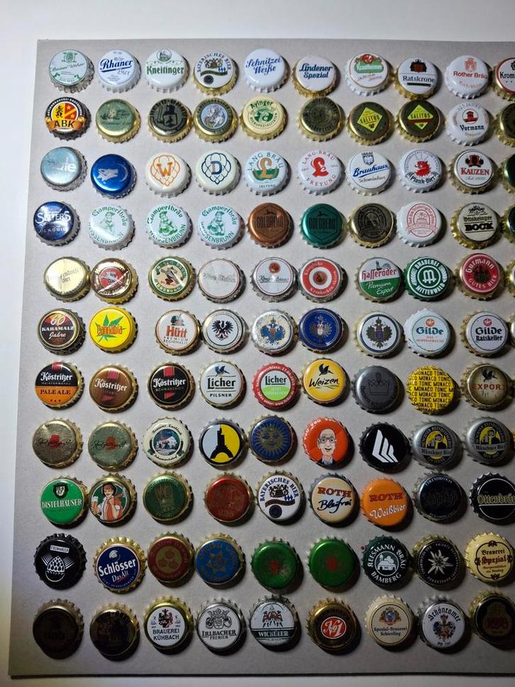 Lot kroonkurken Duitsland, Verzamelen, Biermerken, Flesje(s), Overige merken, Ophalen of Verzenden