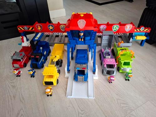Paw Patrol 'Big Truck Pups HQ Highway Rescue', Kinderen en Baby's, Speelgoed | Actiefiguren, Zo goed als nieuw, Ophalen of Verzenden