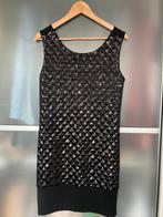 Elegant Black Dress Intimissimi with Quilted Sparkly Details, Maat 38/40 (M), Verzenden, Cocktailjurk, Zo goed als nieuw