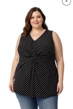 Magna top alijn polkadot mt 48/50 zwart/wit, Kleding | Dames, Tops, Ophalen of Verzenden, Zo goed als nieuw, Maat 46/48 (XL) of groter