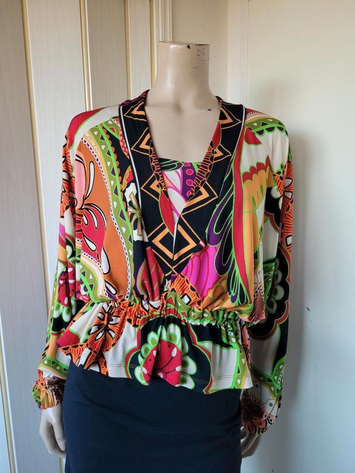 Vanilia top peplum maat 34/36, Kleding | Dames, Tops, Zo goed als nieuw, Maat 34 (XS) of kleiner, Overige kleuren, Lange mouw