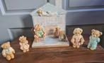 cherished teddies  huis met family, Ophalen of Verzenden, Gebruikt, Beeldje, Cherished Teddies