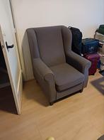 Antraciet Oorfauteuil in Prima Staat, Ophalen, 75 tot 100 cm, Zo goed als nieuw, 75 tot 100 cm