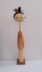 Mooi vintage kokeshi popje / Japanse geisha pop / hout, Ophalen