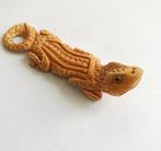 Mooie Polynesische Tattoo Gecko Lizard bot gesneden hanger, Verzenden, Nieuw