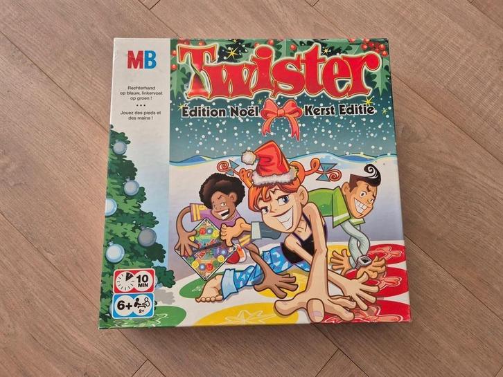 Twister Kersteditie, Hobby en Vrije tijd, Gezelschapsspellen | Bordspellen, Gebruikt, Ophalen of Verzenden
