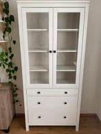 Hemnes Ikea vitrinekast, Ophalen, 50 tot 100 cm, Zo goed als nieuw, 150 tot 200 cm