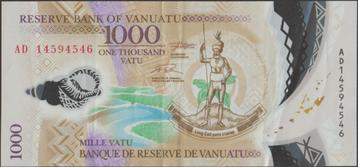 Vanuatu 1000 vatu 2014 gebruikt p.13 (nr 25) beschikbaar voor biedingen