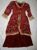 Leuk bordo rood/goud MARKIES/MARKIEZIN/PRINSES jurk, Carnaval, Kleding, Gedragen, Ophalen
