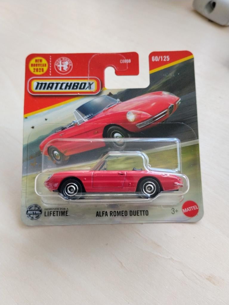 Matchbox Alfa Romeo duetto, Hobby en Vrije tijd, Modelauto's | Overige schalen, Ophalen of Verzenden, Nieuw, Auto
