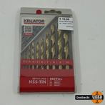 Kreator KRT012102 Metaalboren - 10 delige set - 110mm | Nieu, Ophalen of Verzenden, Nieuw