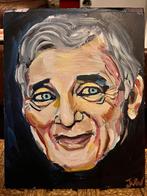 Portret Schilderij - Acryl op Canvasboard 24x30cm, Antiek en Kunst, Kunst | Schilderijen | Klassiek, Ophalen of Verzenden