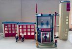 Playmobil Brandweerkazerne 4819 + uitbreiding, Ophalen of Verzenden, Gebruikt, Complete set
