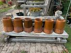 6 schoorsteen potten, Doe-het-zelf en Verbouw, Dakpannen en Dakbedekking, Ophalen, Steen of Klei, Dakpannen