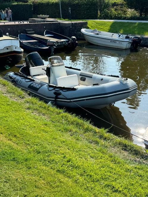 Zodiac PRO  470 met 70 pk 4 takt complete set, Watersport en Boten, Rubberboten, Gebruikt, Zodiac, Overige materialen, 70 tot 120 pk