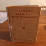 Klein Maleis woordenboek' van J. Lameijn, uitgegeven door G., Ophalen of Verzenden