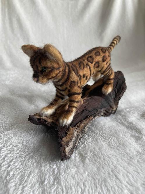 Naaldvilt kat bengaal, Verzamelen, Poppetjes en Figuurtjes, Nieuw, Ophalen of Verzenden