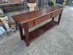 Grote robuuste sidetable, haltafel, wandconsole, Ophalen, Zo goed als nieuw, 25 tot 50 cm, Rechthoekig