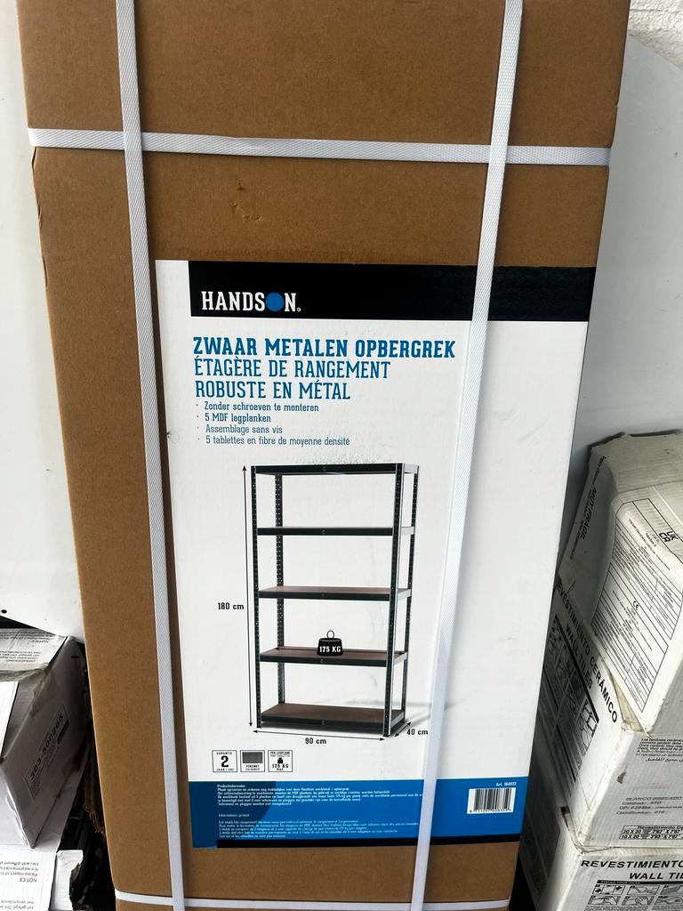 Zwaar Metalen Opbergrek - HandsOn, Ophalen of Verzenden, Nieuw