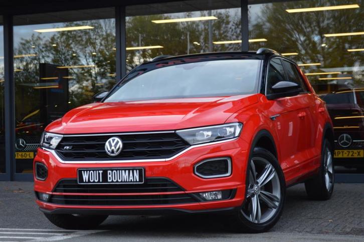 Volkswagen T-Roc 1.5 TSI R-line DSG Led Navi Acc Virtual Cam, Auto's, Volkswagen, Bedrijf, Te koop, T-Roc, ABS, Achteruitrijcamera