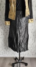 LUISA CERANO Prachtige, Metallic, Lange Rok maat 44, Zwart, Maat 42/44 (L), Ophalen of Verzenden, Zo goed als nieuw