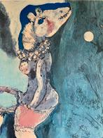 Marc Chagall art-print The Circus Girl with the Wolf's Head, Antiek en Kunst, Kunst | Litho's en Zeefdrukken, Ophalen of Verzenden