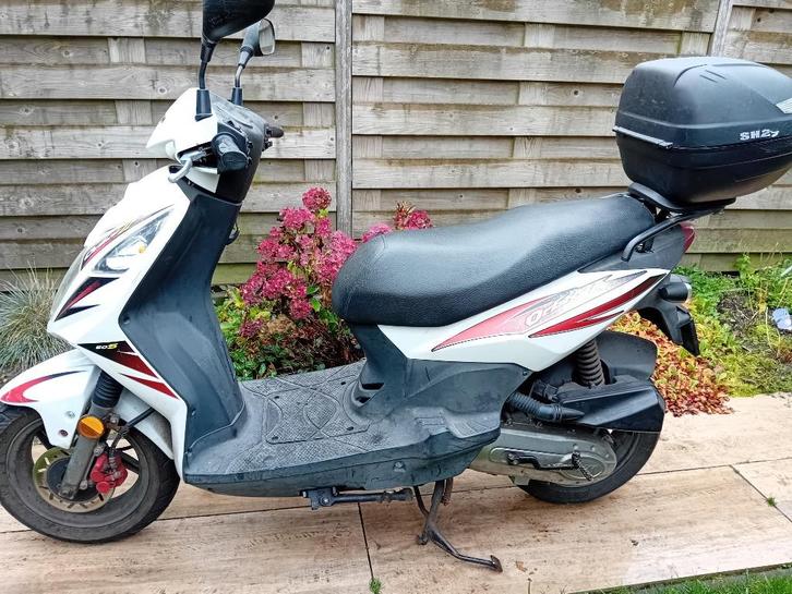 Scooter  sym, Fietsen en Brommers, Snorfietsen en Snorscooters, Gebruikt, SYM, Benzine, Ophalen