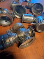 Carbidlampen 8 stuks, 1 defect, 2 voor onderdelen, Antiek en Kunst, Antiek | Lampen, Ophalen of Verzenden