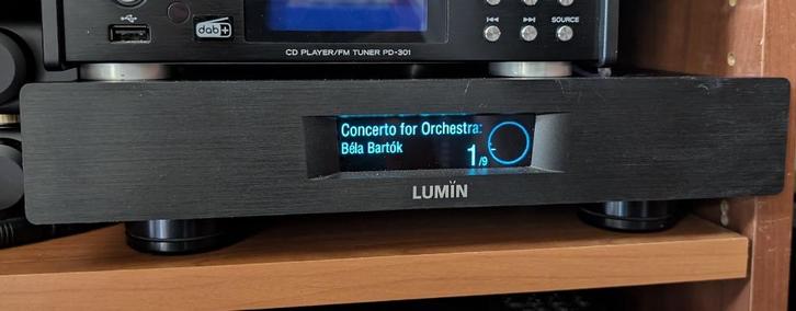 Lumin U1 mini zwart streaming transport, Audio, Tv en Foto, Mediaspelers, Zo goed als nieuw, Ophalen of Verzenden