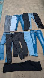 12 Dames broeken diverse merken Levi 's, WE en Jack & Jones, Ophalen of Verzenden, Zo goed als nieuw, Maat 42/44 (L)