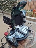 Afkortzaag met laser en verstekfunctie, Doe-het-zelf en Verbouw, Gereedschap | Zaagmachines, Verzenden, Afkortzaag, 30 tot 70 mm