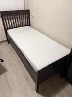IKEA IDANÄS Bedframe 90x200 Donkerbruin – uitstekende staat, Huis en Inrichting, Slaapkamer | Bedden, Ophalen, 90 cm, Eenpersoons