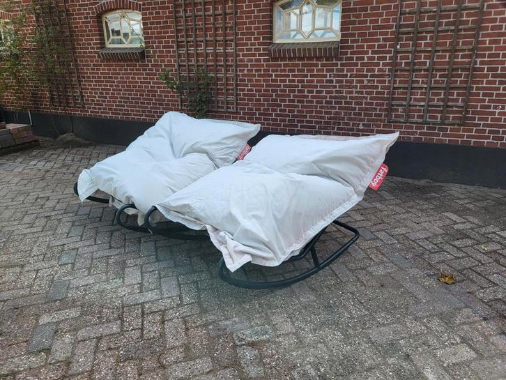 2x Fatboy Rock 'n Roll schommelstoel incl zitzakken, Tuin en Terras, Tuinsets en Loungesets, Stoel, Ophalen