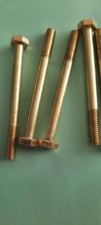 10-25 Messing 6kant TAPBOUT m6 X65/20 mm kotter sloep ark, N, Verzenden, Nieuw, N