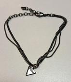 Pilgrim danish design armband donker zilver /zwart nr 44668, Staal, ., Zwart, Ophalen of Verzenden