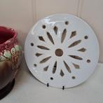 Porselein Vintage Treef rond  WIT, Antiek en Kunst, Ophalen of Verzenden