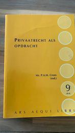 Patricia Croes - Privaatrecht als opdracht, Boeken, Zo goed als nieuw, Patricia Croes, Verzenden