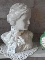 Brocante buste borstbeeld vrouw, Antiek en Kunst, Ophalen of Verzenden