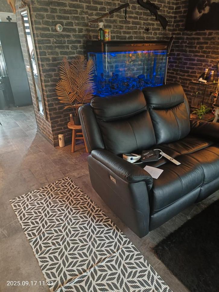 Zware panorama jadAquarium compleet met toebehoren en vissen, Dieren en Toebehoren, Vissen | Aquaria en Toebehoren, Zo goed als nieuw