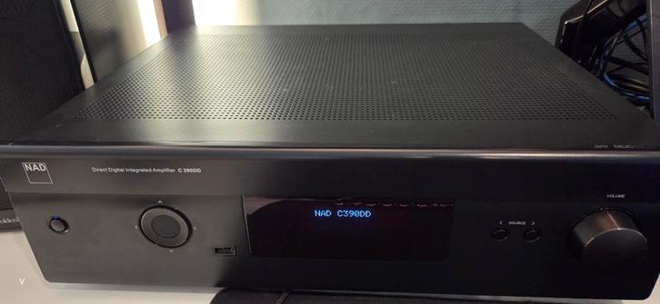 NAD C 390DD Digitale Versterker + BluOs & Phono mdc modules, Audio, Tv en Foto, Versterkers en Receivers, Gebruikt, Stereo, 120 watt of meer