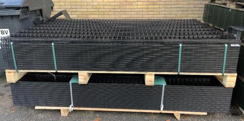10 meter dubbelstaafmat hekwerk - 163cm hoog - 868, Tuin en Terras, Tuinhekken en Hekwerk, Nieuw, Dubbelstaafmat hekwerk, IJzer