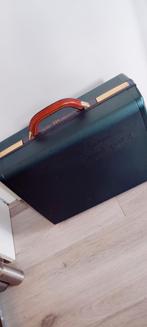 Groene Samsonite koffer met cijferslot - 46x35x17cm, Gebruikt, Hard kunststof, Slot, Minder dan 50 cm