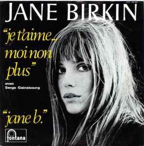 Jane Birkin – Je T'aime... Moi Non Plus / Jane B.VG+ / 2114, Tickets en Kaartjes, Concerten | Pop, Eén persoon